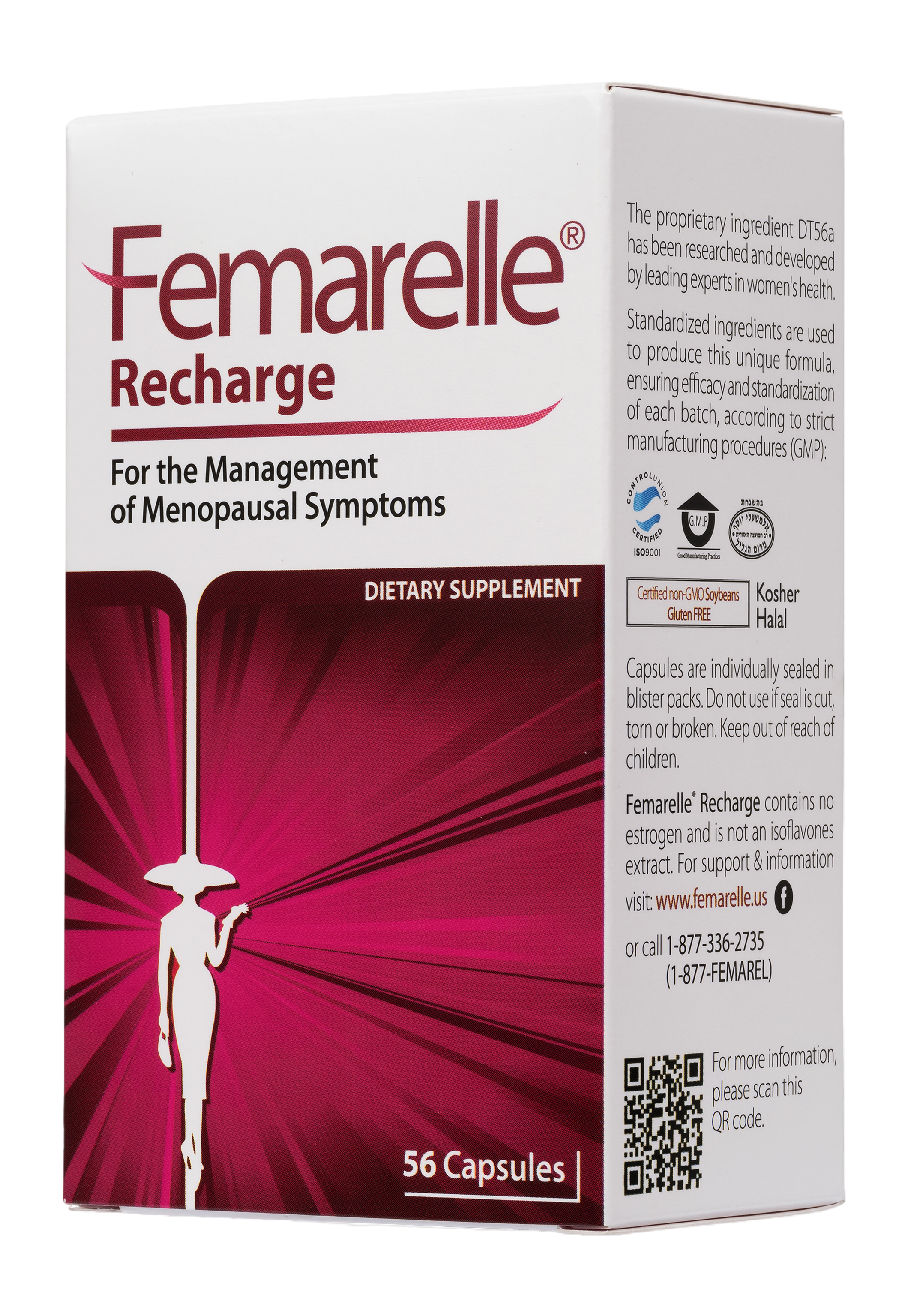 Femarelle Recharge, a natural menopause relief supplement
